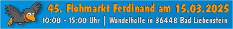 Flohmarkt Ferdinand Bad Liebenstein für alles rund ums Kind